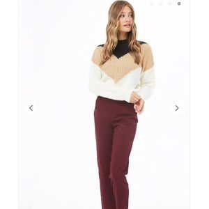 BURGUNDY Ankle Pant ✨